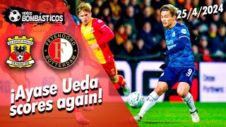 AYASE UEDA GOAL  GAE 13 FEYENOORD [upl. by Shaughnessy848]