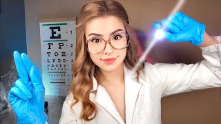 ASMR Eye Exam FAST and AGGRESSIVE 👓 UNPREDICTABLE Light Triggers ASMR for SLEEP CHAOTIC ⚡️ [upl. by Imerej]