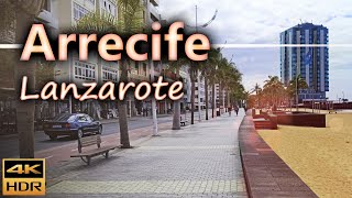 Arrecife the capital city of Lanzarote  Lanzarote Spain  4K HDR [upl. by Htepsle606]