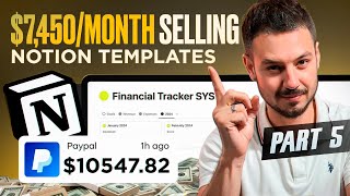 How to Make Thousands Monthly Selling Notion Templates [upl. by Euqinad]