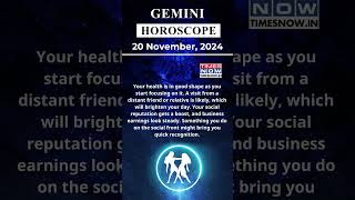 Gemini Horoscope 20 Nov Zodiac  Astrology amp Prediction of the Day  Short Rashifal horoscope [upl. by Giuditta570]