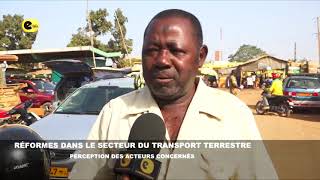 RÉFORMES DANS LE SECTEUR DU TRANSPORT TERRESTRE  perception des acteurs concernés [upl. by Vevina]