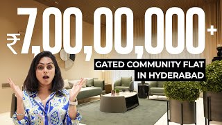 7 Crores Luxury Apartment in a Gated Community in Hyderabad  Hyderabad Growth [upl. by Gerg]