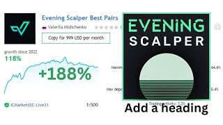 Evening Scalper Pro V256  Sets  MT4  EA  Build 1425  No DLL [upl. by Zil806]