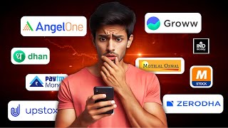 कौन सा App सबसे अच्छा है  Best Trading App in 2024  Top 10 Brokers Comparison  Zerodha Vs Groww [upl. by Airtened]