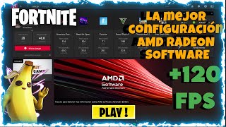 La MEJOR Configuración Para FPS En AMD SOFTWARE ⚙️ [upl. by Aronek]