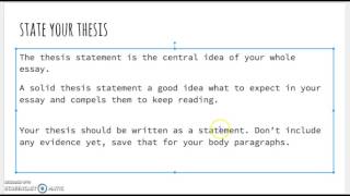 Informative Essay Intro HowTo [upl. by Akcirred]