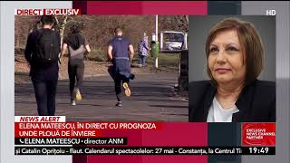 Elena Mateescu prognoza meteo pentru noaptea de Înviere și prima zi de Paște [upl. by Elva]