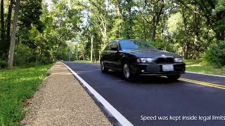 BMW E39 M54 B30 Muffler Delete Sound 530i Drive by insideoutside sound test start up [upl. by Nicolea]