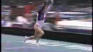 Kerri Strug  1996 Olympics Team Optionals  Vault 2 [upl. by Lucio]