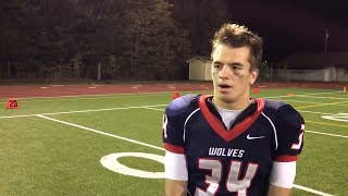 Black Hills LB Lucas Johnson recaps win over Columbia River [upl. by Lena548]