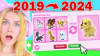 Trading ONE LEGENDARY For EVERY YEAR In Adopt Me Roblox [upl. by Matthus]