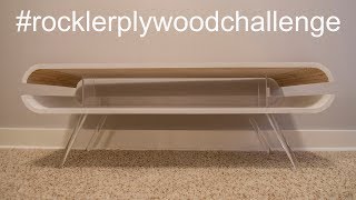 Rockler Plywood Challenge  Designing and Building a Plywood and Acrylic Coffee Table [upl. by Nwahsyd]