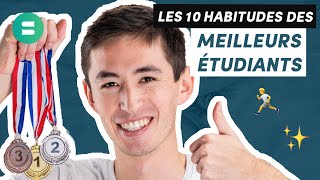 Top 10 HABITUDES DES MEILLEURS ÉTUDIANTS  Comment réussir ses études  📈 [upl. by Essy]