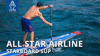 Starboard All Star Airline Inflatable Racing Stand Up Paddle Boards [upl. by Dranrev390]