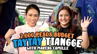 2000 Pesos Budget In Taytay Tiangge With Mareng Camille  Toni Gonzaga [upl. by Swanson]