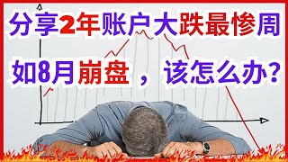 股票账户大出血 😢 我的5股票仓位出财报后大跌。如果股市继续下跌，我们该怎么投资 赚钱 美股 goog股票，MasterCard，visa 股票，wm，投資 [upl. by Yearwood]