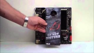 ASUS Maximus V Gene Motherboard Unboxing and Overview [upl. by Sapphira]