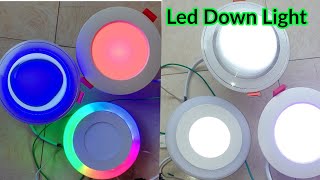 Led Down Lights In 3 Colors 🔥🔥 [upl. by Attekahs313]