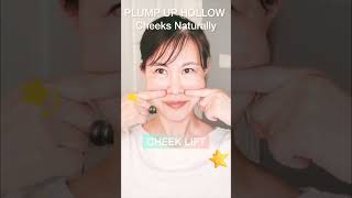 LOOK YOUNGER NATURALLY IN A SHORT TIME😱 Best exercise to plump up hollow cheeks Try it for 14 days [upl. by Atina357]