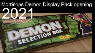 Morrisons Demon Display Pack £25 opening [upl. by Atinar]