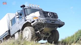 Onlinemotor Mercedes Zetros 2733 6x6 offroad Kommunal Live 2017 [upl. by Wilie615]