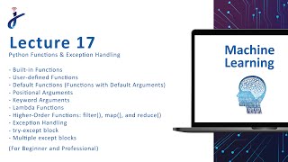 quotMachine Learning  Lec 17  Python Functions amp Exception Handling URDUHINDIquot [upl. by Ivonne864]