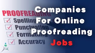 Proofreading Jobs  Proofreading Jobs Online No Experience [upl. by Lemmuela393]