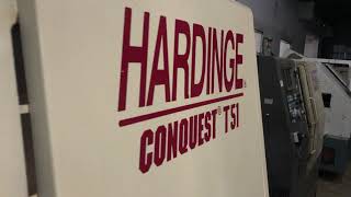 HARDINGE CONQUEST T51 TURN MILL LATHE [upl. by Einaej837]