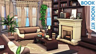 Bookworms Cluttered Apartment  The Sims 4 Book Nook Kit Speed Build [upl. by Medora647]