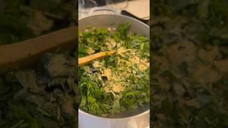 Callaloo amp Saltfish Jamaican Style 🇯🇲🇯🇲 [upl. by Assirol]