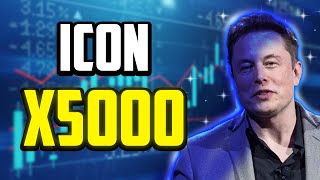 ICX WILL X5000 HERES WHEN  ICON PRICE PREDICTION amp LATEST UPDATES [upl. by Akiemat879]