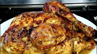 recette simple et facile pour rôti de poulet dinde ou chapon avec des épices du placard [upl. by Zurkow]