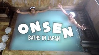 Japanese Onsen Bath Experience Hot Spring Paradise ★ ONLY in JAPAN [upl. by Aaron]