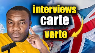 interviews carte verte et citoyenneté américaine [upl. by Rawdin615]