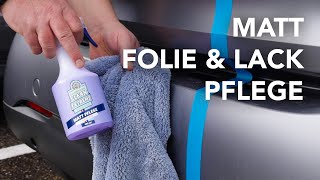 Matt Lack amp Folie Pflege Smart I CLEANEXTREME [upl. by Annehcu]