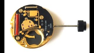 ETA Quartz Analogue Watch Movement 256111 [upl. by Atnaloj]