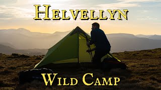 Helvellyn Wild Camp  Lake District  3FUL Lanshan 2  Hiking  Nethermost Pike [upl. by Meeks]