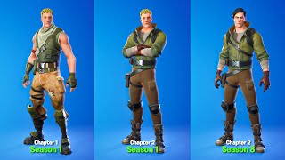 All Fortnite Default Skins NEW Defaults vs OLD Defaults [upl. by Irat]