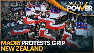 New Zealand Indigenous Maori Haka Chants Echoed In Wellington  Race To Power  WION [upl. by Tillo]