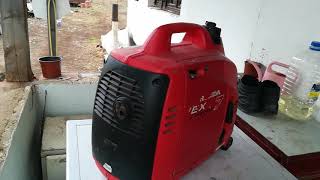 Honda benzinski agregat 230v  inverter besumni i7 model snage 750w kontinualno i 1kw max u piku [upl. by Thissa597]