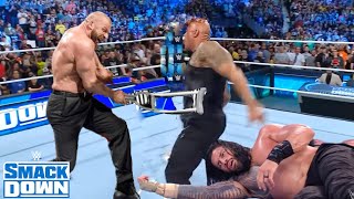 Triple H Attacks Roman Reigns Triple H Attacks The Rock [upl. by Ackler]