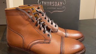 Thursday boots unboxing and initial thoughts All hype Or legit [upl. by Bonnes]