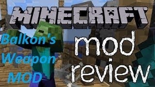 Mod Review  Balkons Weapon Mod Balkons Waffen  Minecraft 147 HDGermanDeutsch [upl. by Akamahs]