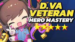 「Hero Mastery」 DVA VETERAN HIGH SCORE 5 STARS Overwatch 2 Guide [upl. by Konstantin]