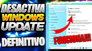 Desactivar Actualizaciones de WINDOWS 10 ✅【Nuevo Método 2023】Desactiva Para SIEMPRE [upl. by Marron]