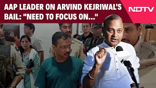 Aam Aadmi Party  AAP Leader On Arvind Kejriwals Bail quotNeed To Focus On Electionsquot [upl. by Ardnnaed]