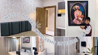 Simple amp Modern  2BHK home interior design  Interior Design ideas  Sangamner [upl. by Sande]