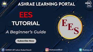 Workshop on Engineering Equation Solver EES  ASHRAE Learning Portal [upl. by Volney]