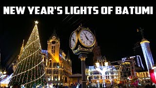 БАТУМИ НОВЫЙ ГОД  New Years lights of Batumi [upl. by Mckenzie218]